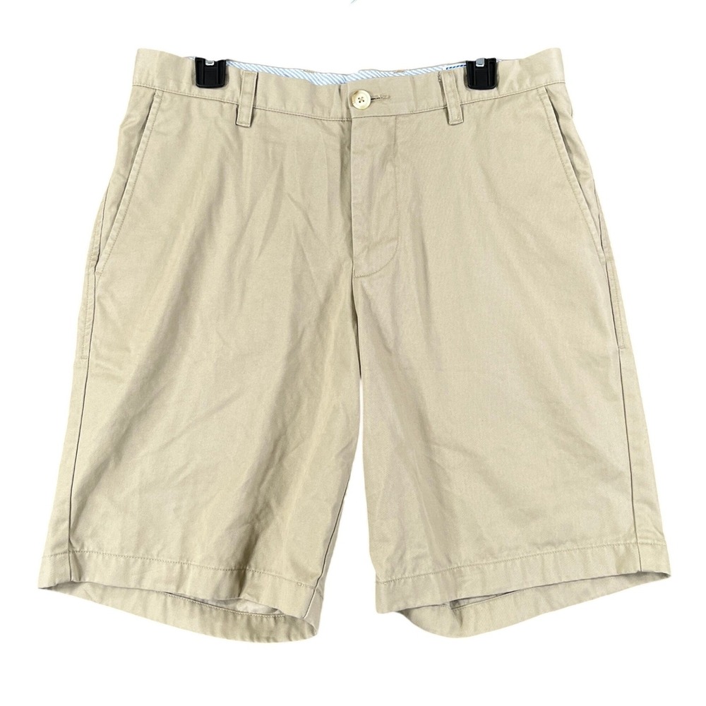 Southern Tide Chino Shorts Mens 32 Khaki Tan Pima Cotton Modal Coastal Casual